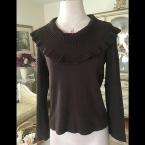 Rafaella like new brown sweater size PM. B:1070. 7/19/26